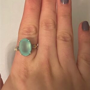 Seafoam Oval Ring